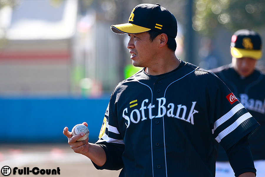 ソフトバンク・五十嵐亮太【写真：荒川祐史】