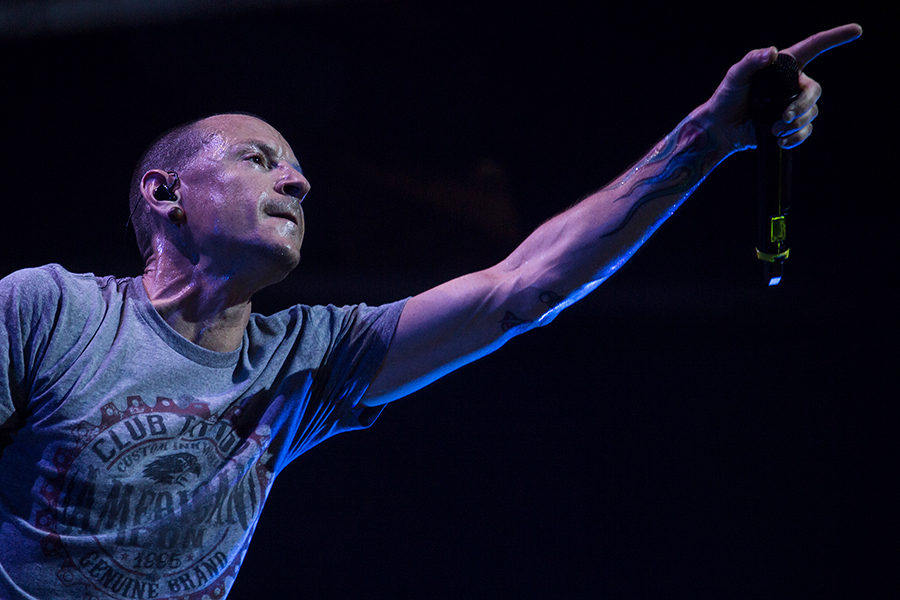 急逝した「Linkin Park」のボーカリスト、チェスター・ベニントン【写真：Getty Images】
