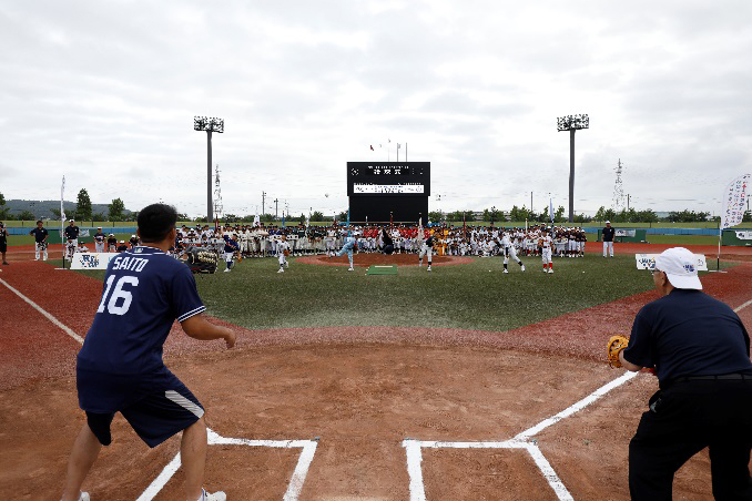 「MLBCUP 2017」が石巻市で開幕した【写真提供：MLB ジャパン】