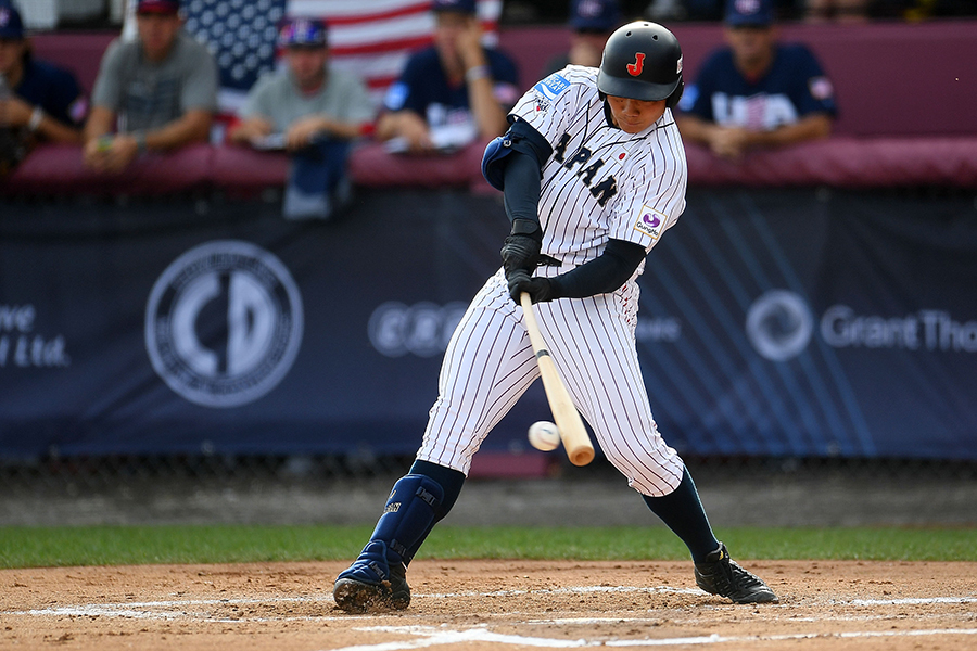 アメリカ戦に出場した清宮幸太郎【写真：Getty Images】