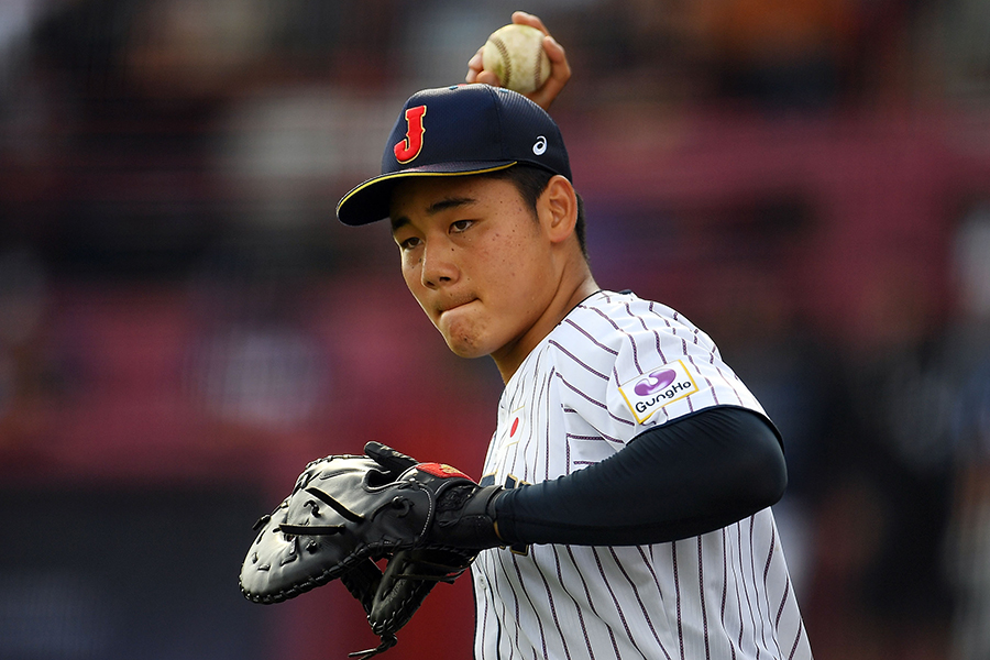 アメリカ戦に出場した清宮幸太郎【写真：Getty Images】