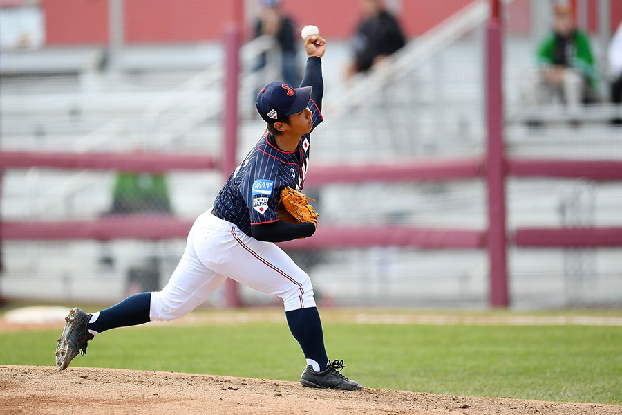 侍ジャパンU-18代表で活躍した田浦文丸投手（秀岳館）【写真：Getty Images】