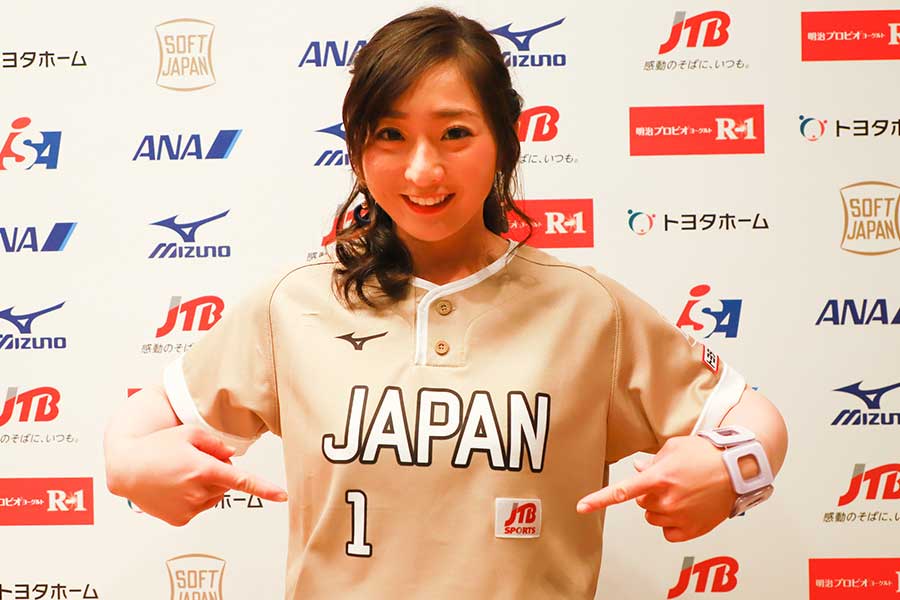 女子ソフトボール日本代表入りの長崎、東京五輪も見据え「結果を出せる ...