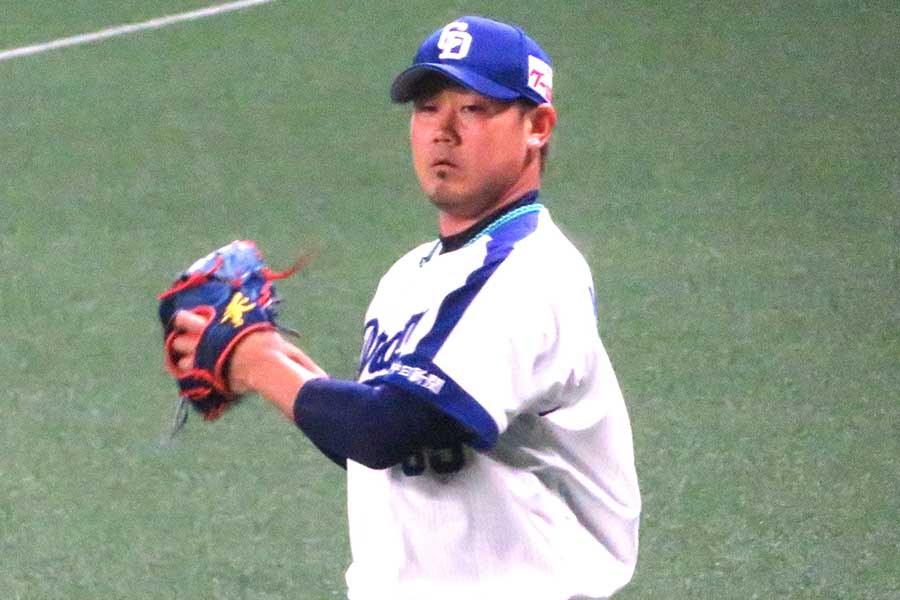 中日・松坂大輔【写真：福谷佑介】