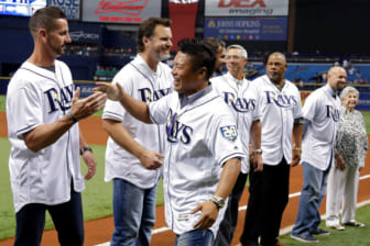 岩村明憲／”アリーグ優勝” ボブルヘッド人形 (2018／タンパベイ・レイズ) 岩村明憲／”アリーグ優勝” ボブルヘッド人形 (2018／タンパベイ