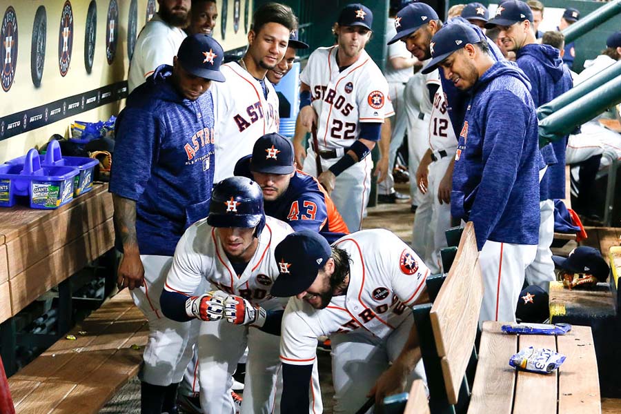 アストロズナインの新本塁打セレブレーションが話題に【写真：Getty Images】