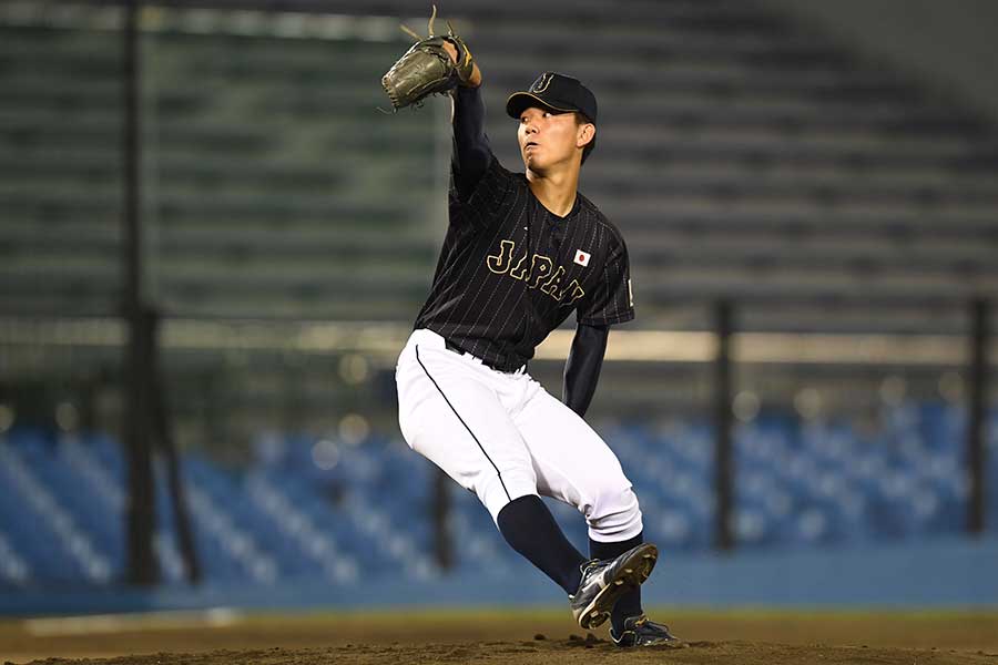 日米大学野球選手権大会で日本代表に選出されていた国際武道大学・伊藤将司【写真：Getty Images】