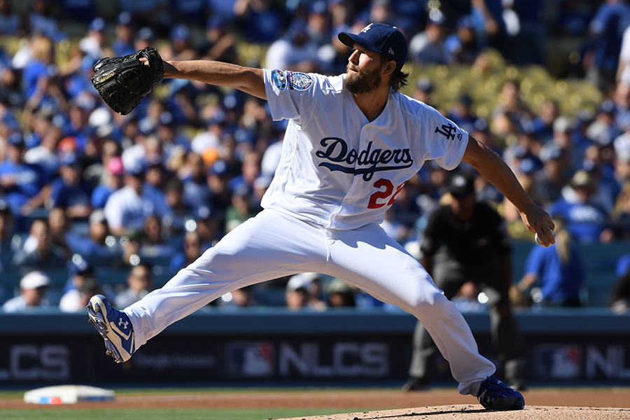 圧巻の投球を披露したドジャースのクレイトン・カーショー【写真：Getty Images】