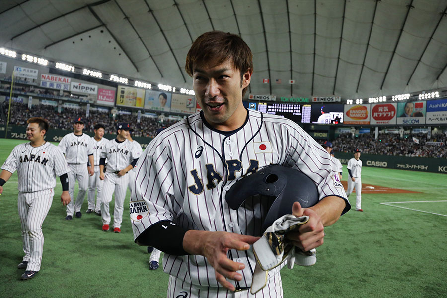 逆転サヨナラ弾を放った侍ジャパン・柳田悠岐【写真：Getty Images】