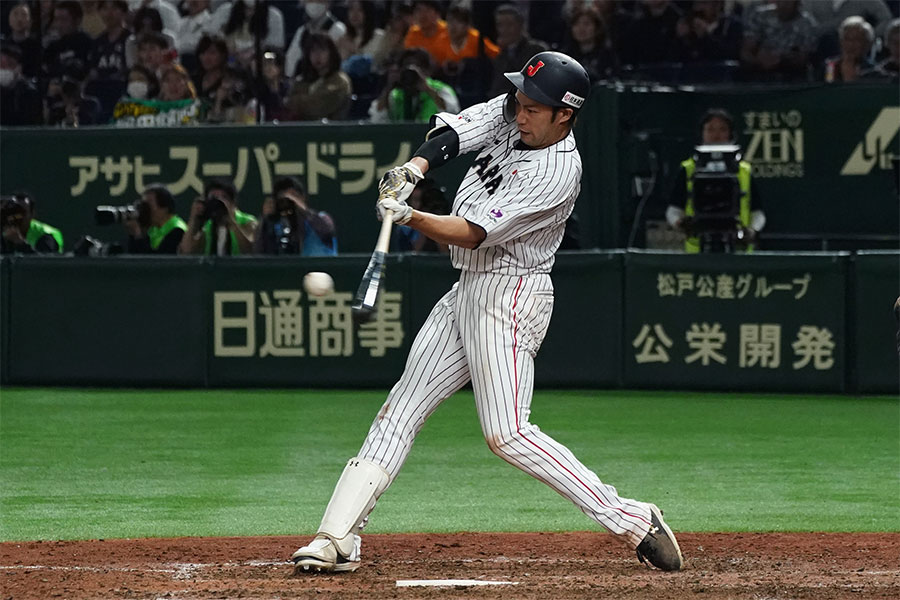 逆転サヨナラ弾を放った侍ジャパン・柳田悠岐【写真：Getty Images】