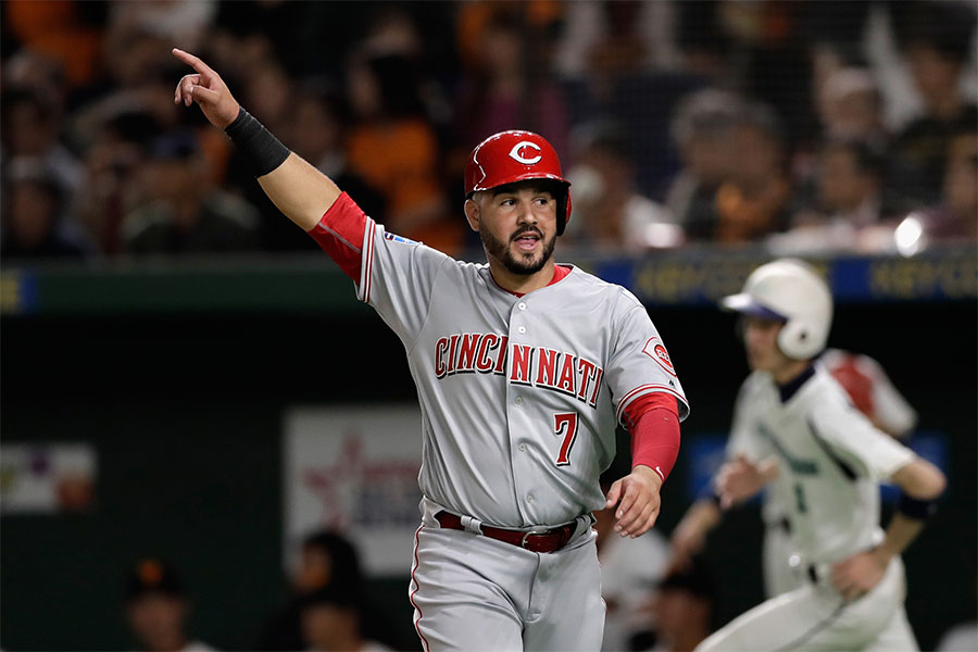 MLBオールスターチームのエイウヘニオ・スアレス【写真：Getty Images】
