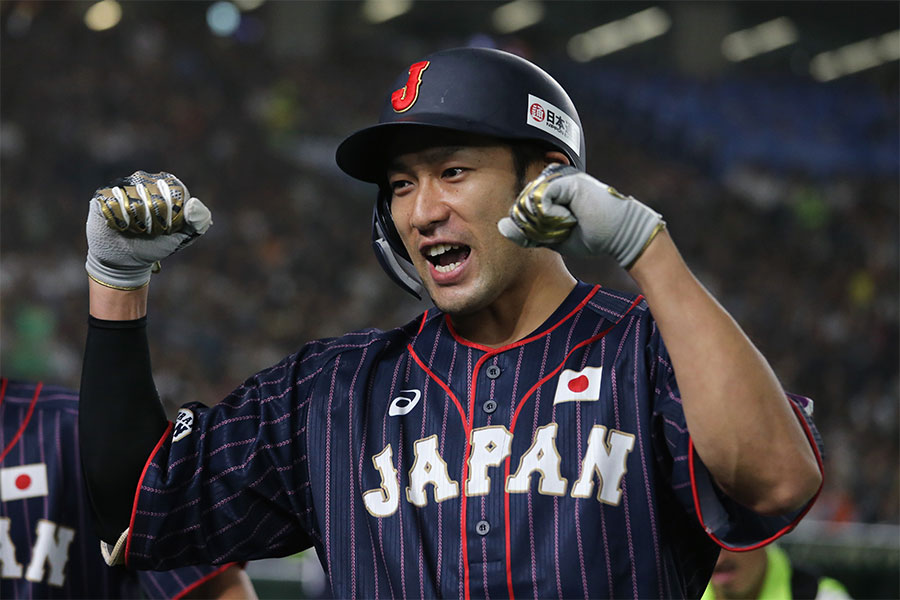 4打数4安打4打点と大暴れした侍ジャパン・柳田悠岐【写真：Getty Images】