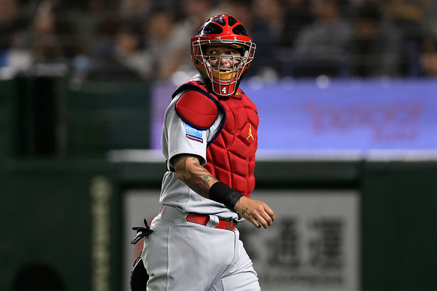 MLBオールスターチームのヤディエル・モリーナ【写真：Getty Images】