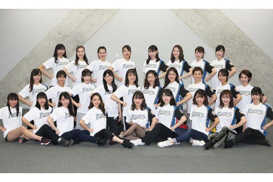 「ファイターズガール」の2019年メンバー27名が決定【写真提供：北海道日本ハムファイターズ】
