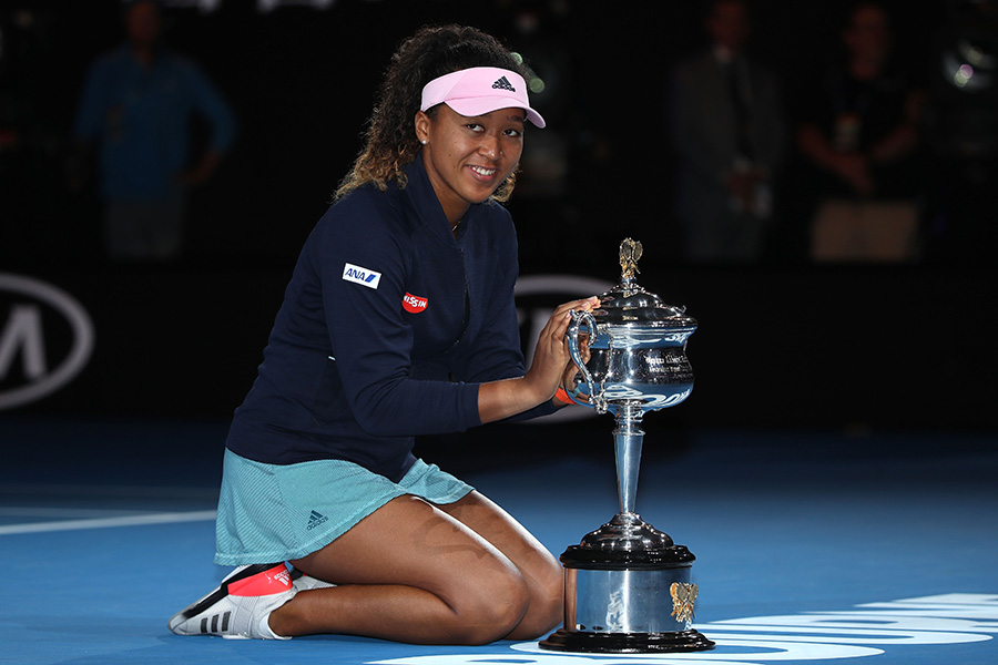 全豪オープンを制した大坂なおみ【写真：Getty Images】