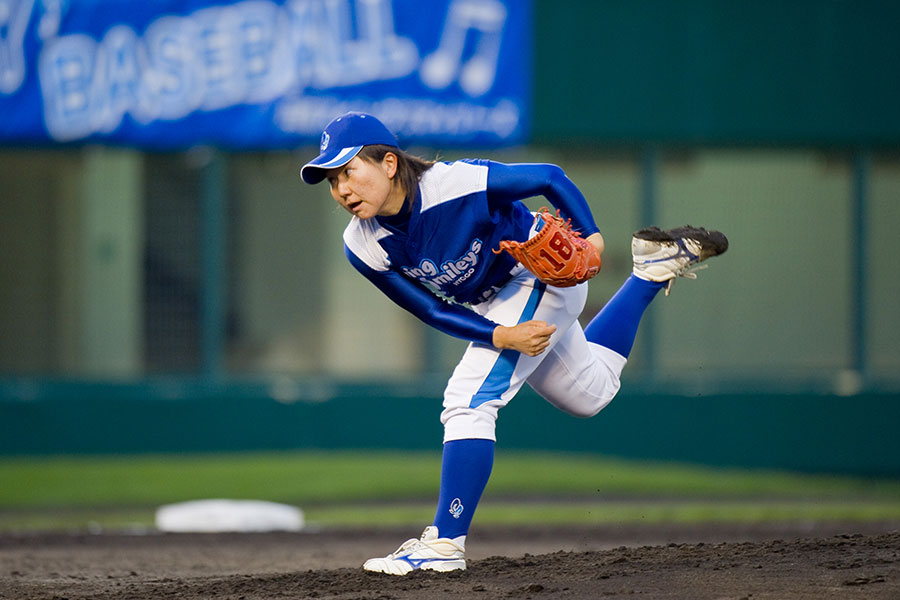 京都フローラ・小西美加【写真提供：日本女子プロ野球リーグ】