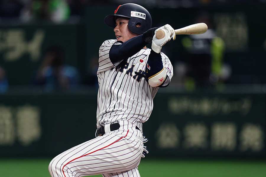 昨年の日米野球にも出場したヤクルト・山田哲人【写真：Getty Images】