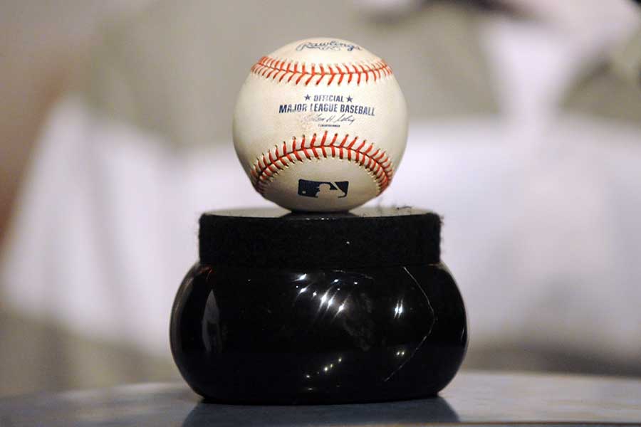 2008年に一度落札されたボンズ氏の最後の本塁打ボール【写真：Getty Images】