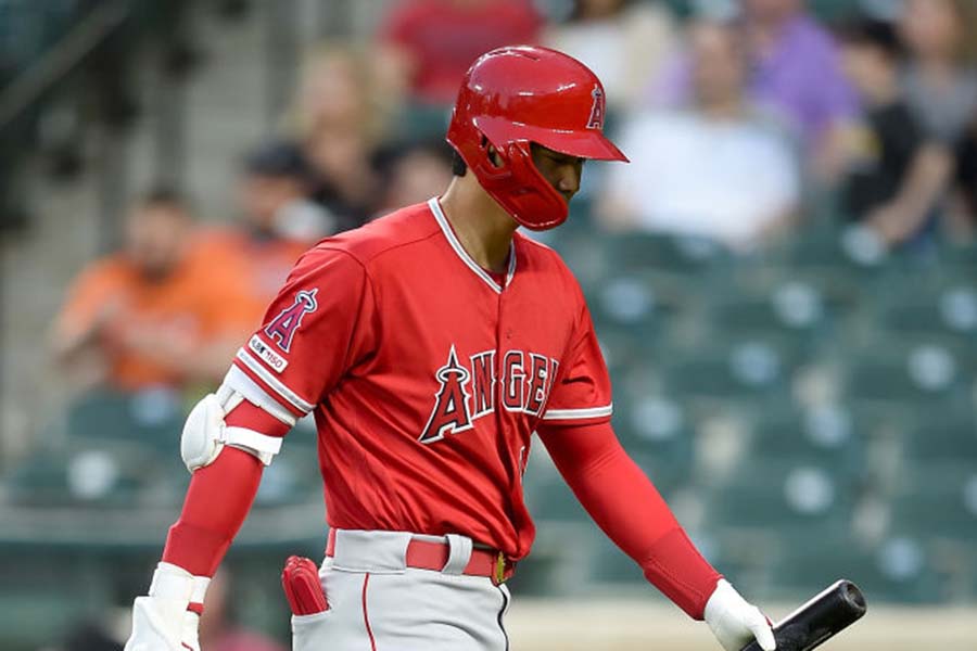 「3番・DH」で先発出場しているエンゼルス・大谷翔平【写真：Getty Images】