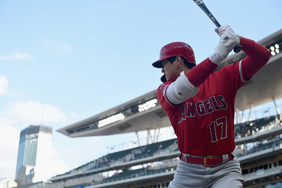 復帰後初本塁打を含む4出塁と活躍を見せたエンゼルス・大谷翔平【写真：Getty Images】