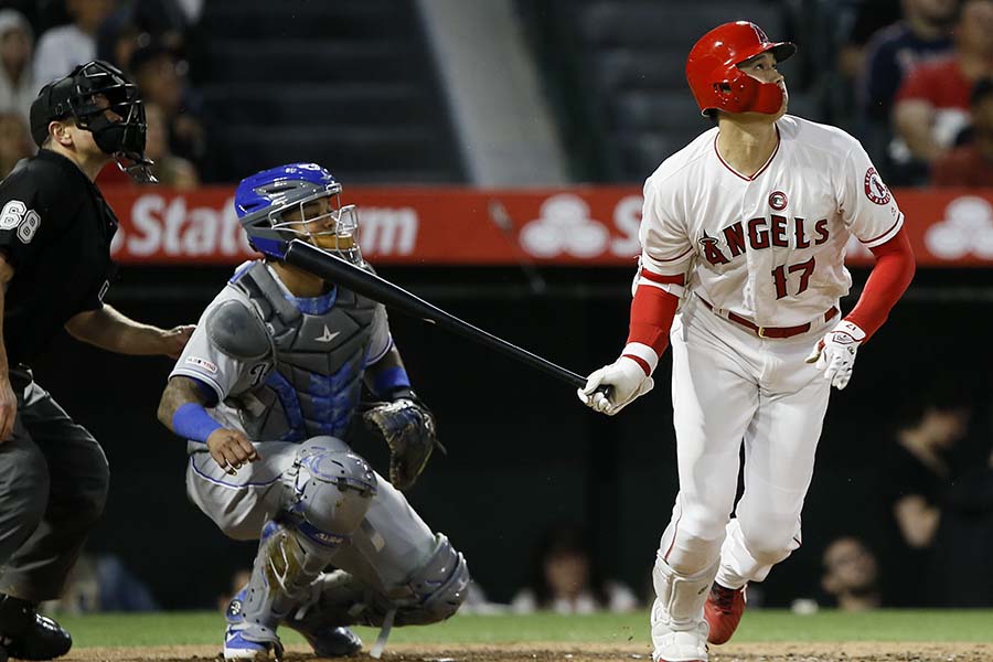 「3番・DH」で先発出場したエンゼルス・大谷翔平【写真：AP】