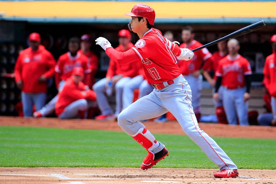 「3番・DH」で先発出場したエンゼルス・大谷翔平【写真：Getty Images】