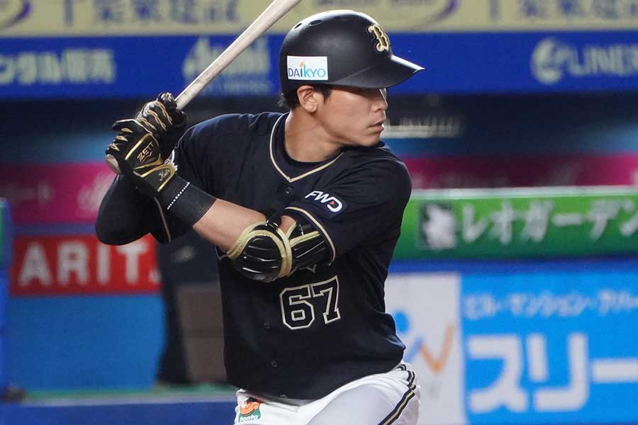 オリックス・中川圭太【写真：荒川祐史】