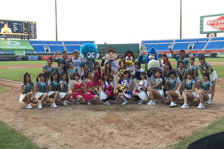 5月11日・12日に「YOKOSO 桃猿」が台湾の桃園国際棒球場で行われた【写真：(C)PLM】