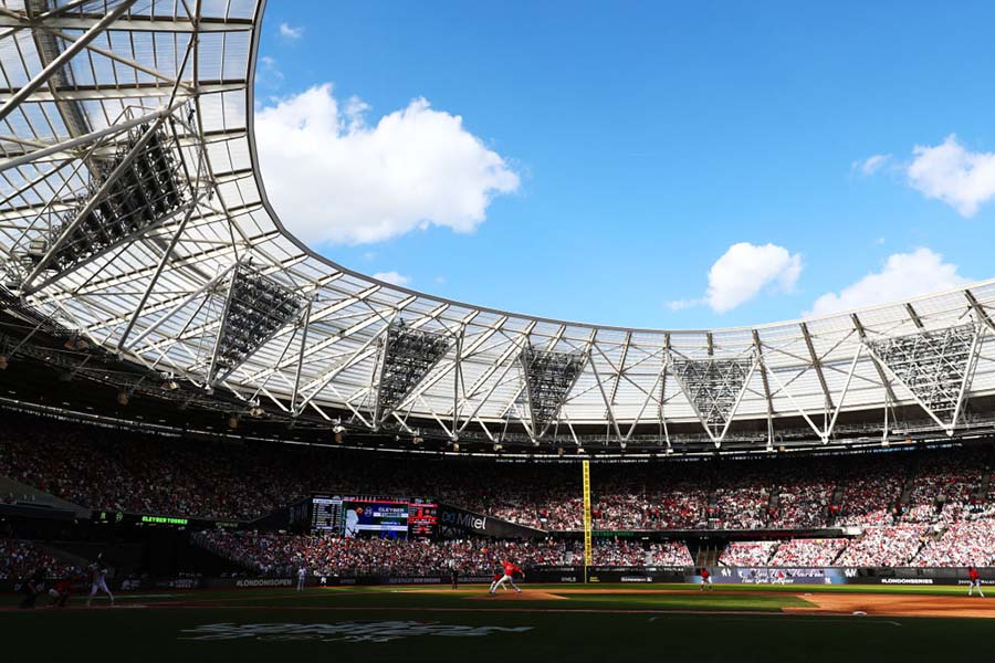 MLB史上初の欧州開催となったロンドンスタジアムの様子【写真：Getty Images】