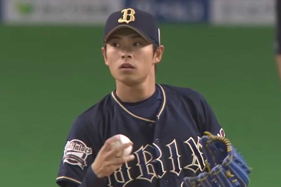 13勝目を挙げたオリックス・山岡泰輔【画像：パーソル パ・リーグTV】