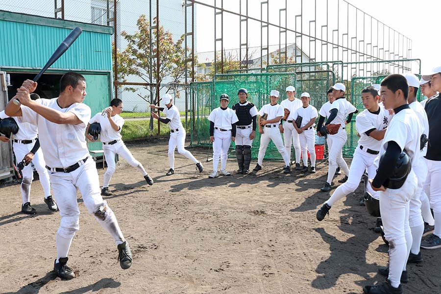 強豪を撃破し全道大会に挑む鵡川ナイン【写真：石川加奈子】