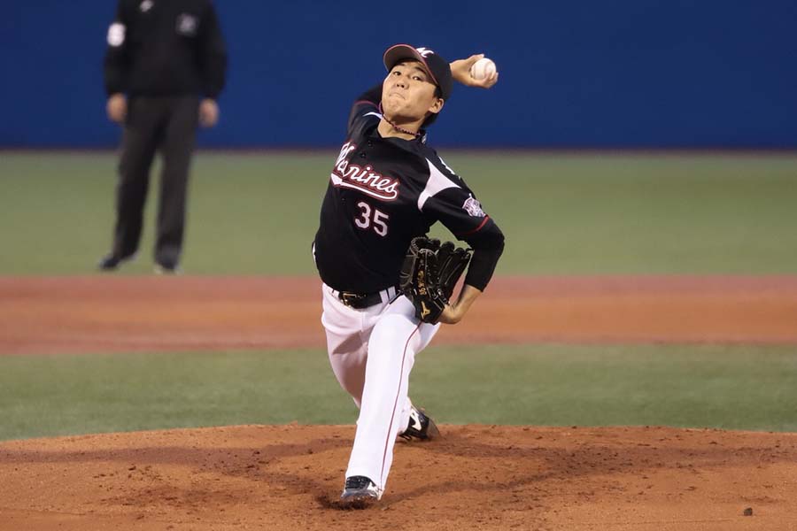 ロッテ・渡邉啓太【写真：荒川祐史】
