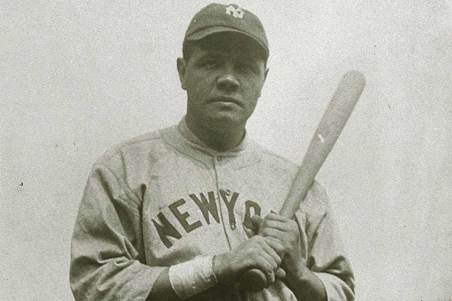 ベーブ・ルースの活躍は野球における記録への関心を高めた【写真：Getty Images】