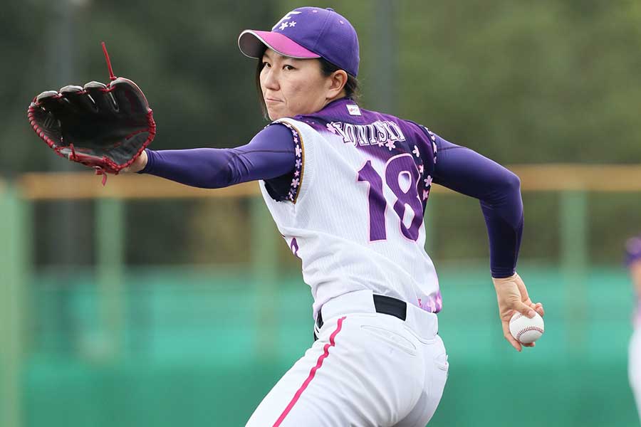今シーズン限りで女子プロ野球リーグを退団した小西美加【写真提供：日本女子プロ野球リーグ】
