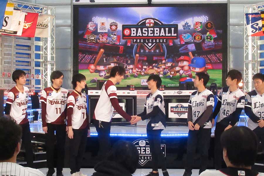 「eBASEBALL プロリーグ」第3節を終え楽天がパ・リーグの首位に浮上【写真：安藤かなみ】