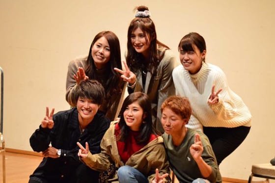 静岡県で「Talk show with 6 players」でトークショーが行われた【写真：編集部】