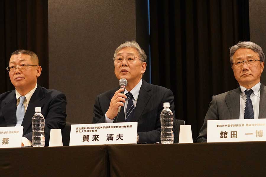 「第4回新型コロナウイルス対策連絡会議」が東京都内で開かれた【写真：荒川祐史】