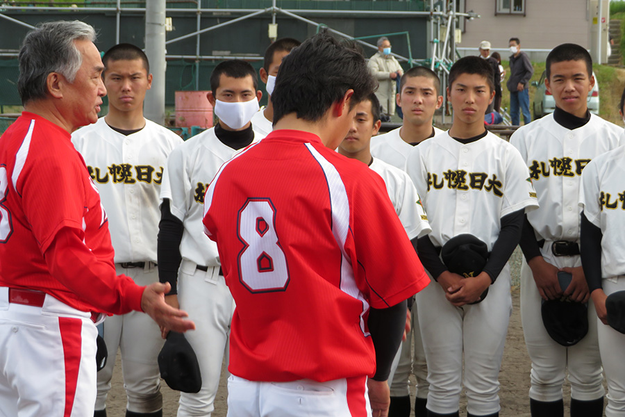 札幌日大はウイン北広島と交流試合を行った【写真提供：ウイン北広島】