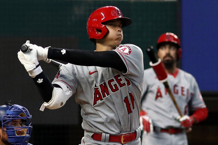 「4番・DH」で先発出場したエンゼルス・大谷翔平【写真：Getty Images】