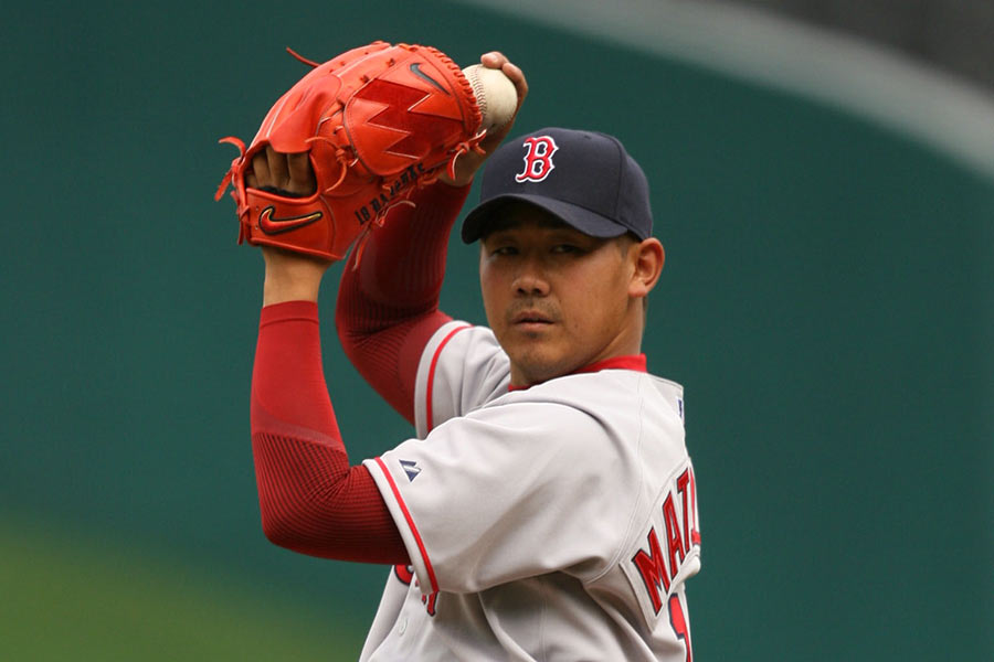 レッドソックス時代の松坂大輔【写真：Getty Images】