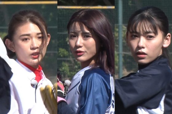 ギャル系野球女子の 肩いいね 話題の 美女5人 が白熱スピードガン対決 Full Count