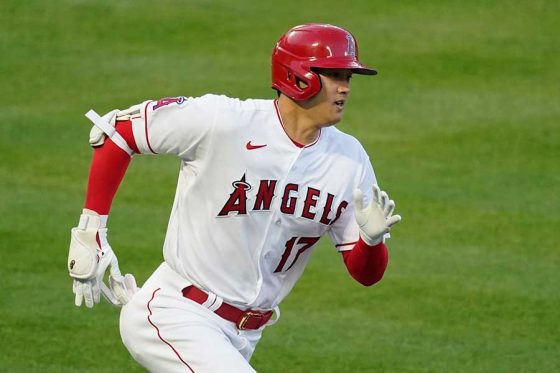 【MLB】大谷翔平、第1打席で失策誘う打球速度174キロの痛烈打！　先制のホーム踏む