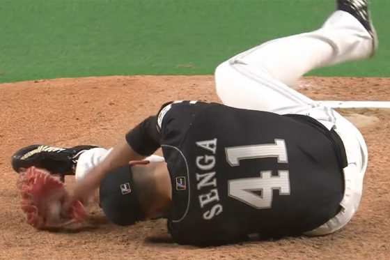 鷹・千賀、左足首の捻挫と診断復帰時期は未定　強襲打球で体勢崩して緊急降板