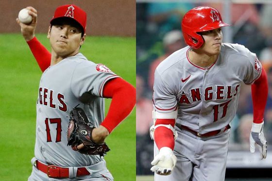 大谷翔平、メジャー初「1番・投手」でリアル二刀流！ 自身初の4戦連発 