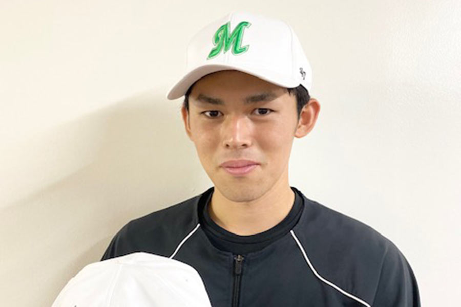 ロッテに「キシリトールコラボキャップ」が誕生 佐々木朗希