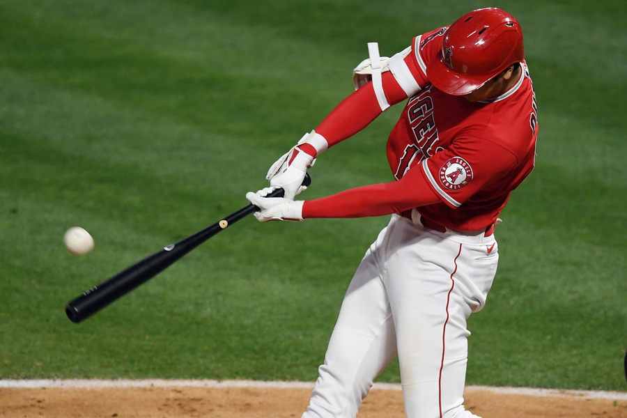 第3打席で15号3ランを放ったエンゼルス・大谷翔平【写真：Getty Images】