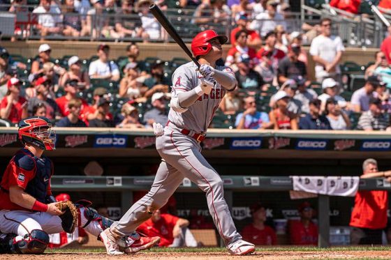 ソロ本塁打を放ったエンゼルス・大谷翔平【写真：Getty Images】