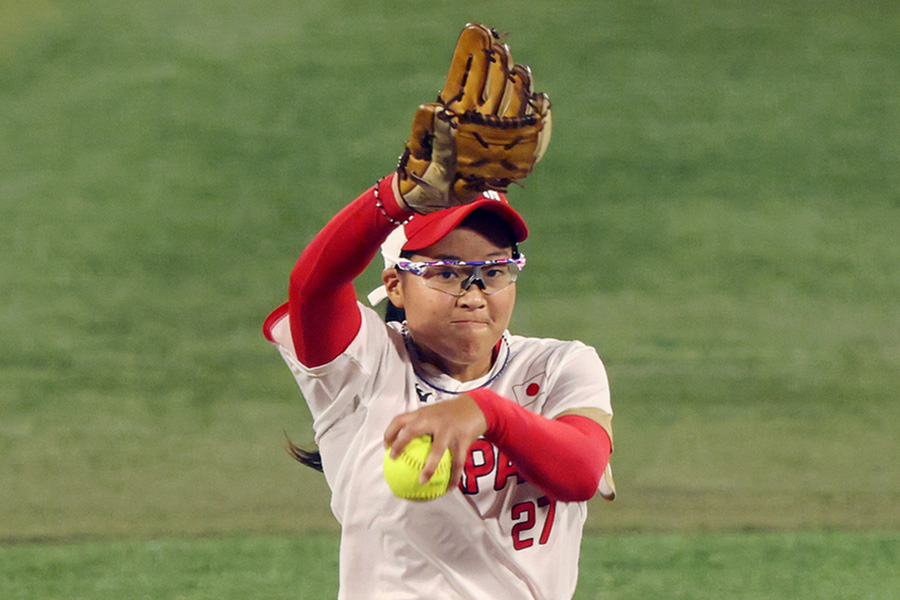 ソフトボール日本代表・後藤希友【写真：Getty Images】