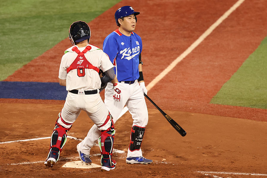 準決勝で敗れた韓国代表、韓国メディアは4番打者の不振を指摘した【写真：Getty Images】