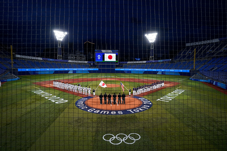 東京五輪・野球競技の会場となった横浜スタジアム【写真：AP】